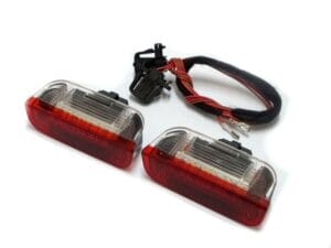 Lampi cu LED Portiera Spate VW, SEAT, SKODA Alb/Rosu PREMIUM