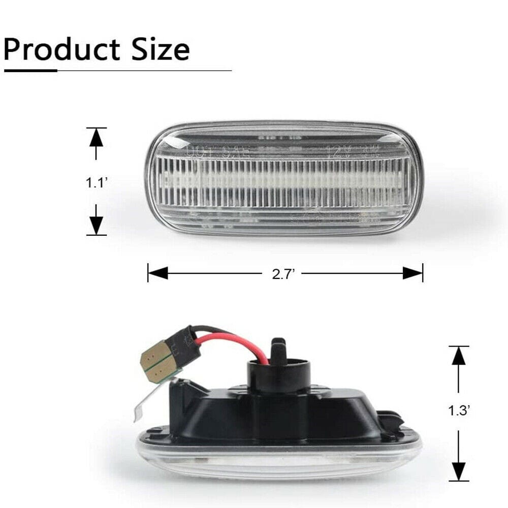 Set 2 Semnalizari Aripa LED Audi A2, A3, A4, A6, A8, TT, Allroad PREMIUM