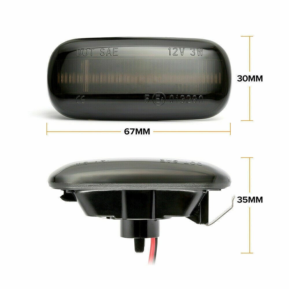 Set 2 Semnalizari Aripa LED Audi A2, A3, A4, A6, A8, TT, Allroad PREMIUM