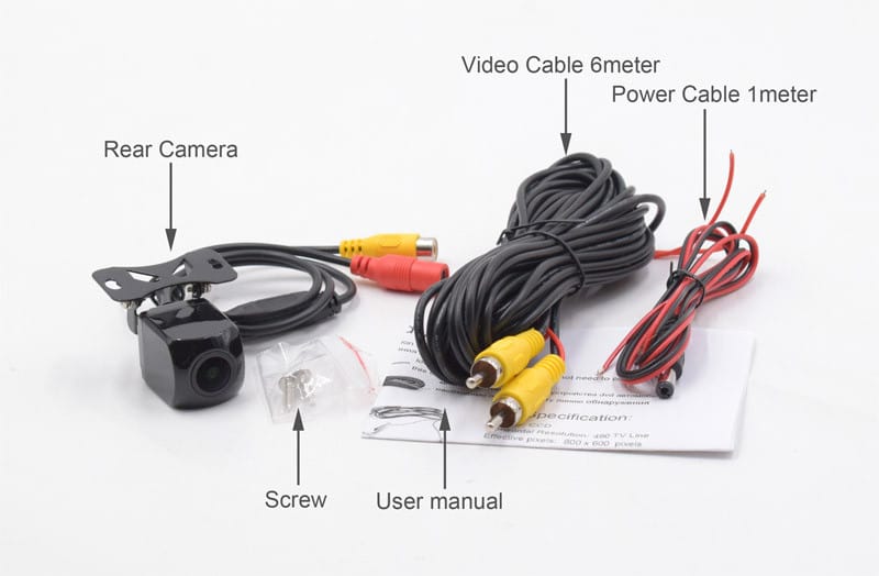 Camera auto marsarier cu unghi de 180 grade C432-180 PREMIUM