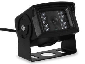 Camera marsarier cu infrarosu 12V - 24V C505 pentru camioane, Autoacare, Bus-uri Caracteristici 1. Night vision (Infrarosu) 2. Unghi de vizualizare de 120 grade 3. Carcasa metalica, rezistenta la socuri 4. Design mic si compact 5. Complet rezistenta la apa (Clasa protectie IP67) 6. Bracket de prindere metalic 7. Instalare simpla 8. Culoare: negru 9. Luminozitatea minima: 0 Lucsi 10. Functioneaza atat la 12V cat si la 24V Specificatii tehnice 1. TV Sistem: NTSC 2. Senzor imagine: Color CMOS 3. Pixeli: 688x488 4. Rezolutie: 420 TV Lines 5. Tensiune alimentare: DC 12V-24V 6. Temperatura de lucru: -30 - +70 grade Celsius 7. Resistenta la apa - IP67, Rezistenta la socuri Continut pachet 1. Camera marsarier 2. Cablu video RCA cu lungime de 10 metri 3. Cablu de alimentare Garantie 12 Luni