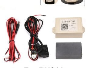 Interfata video, convertor CVBS-RGBS pentru montare camera marsarier aftermarket la RNS315 OEM