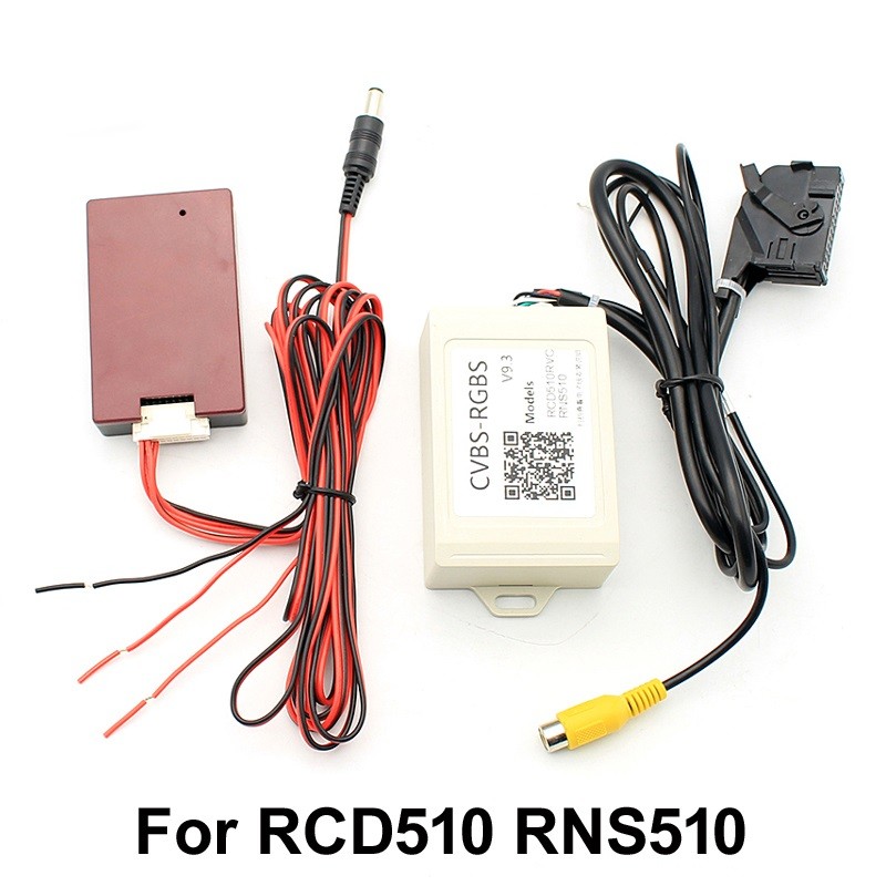 Interfata video, convertor CVBS-RGBS pentru montare camera marsarier aftermarket la RNS510 si RCD510 OEM