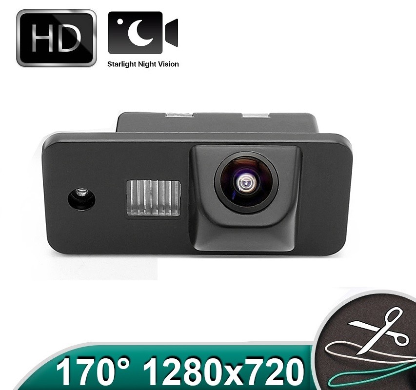 Camera marsarier HD, unghi 170 grade cu StarLight Night Vision pentru Audi A3, A4, A6, Q7 PREMIUM