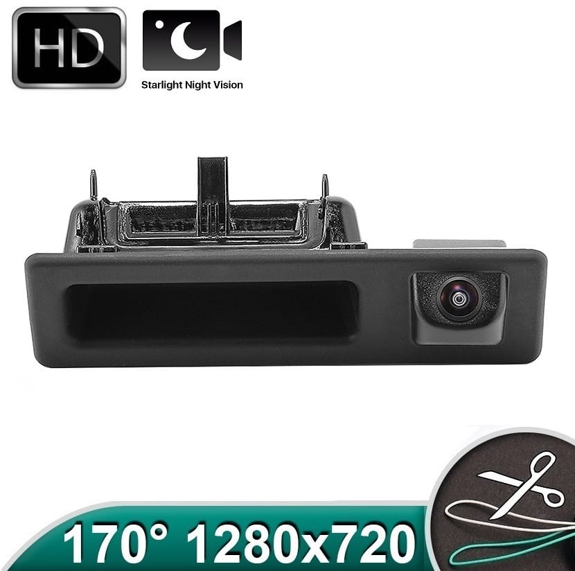 Camera marsarier HD, unghi 170 grade, cu StarLight Night Vision pentru BMW F30, F31, F10, F25 PREMIUM