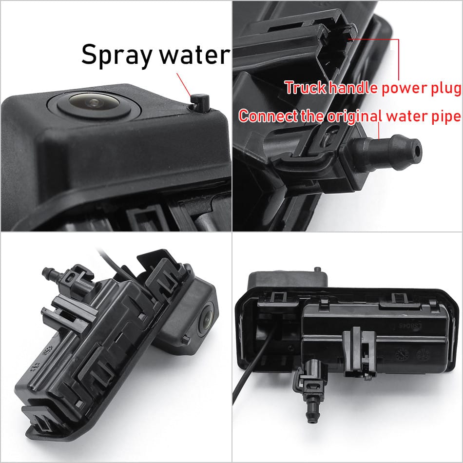 Camera marsarier HD, unghi 170 grade cu StarLight Night Vision pentru Audi Q2, Q3, Q5, A5 PREMIUM