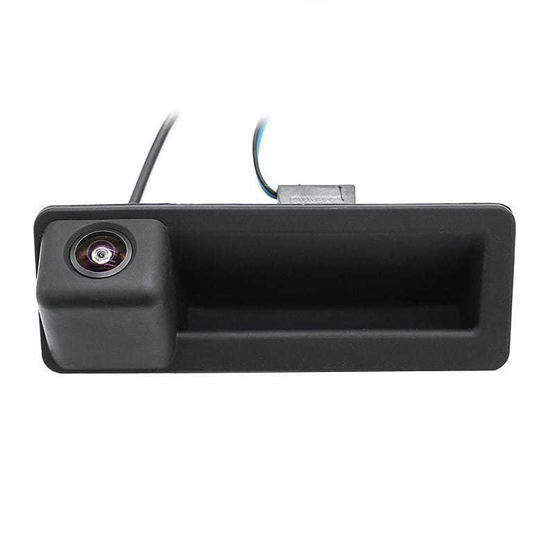 Camera marsarier HD, unghi 170 grade, cu StarLight Night Vision pentru E39, E60, E90, E70 pe manerul de portbagaj PREMIUM