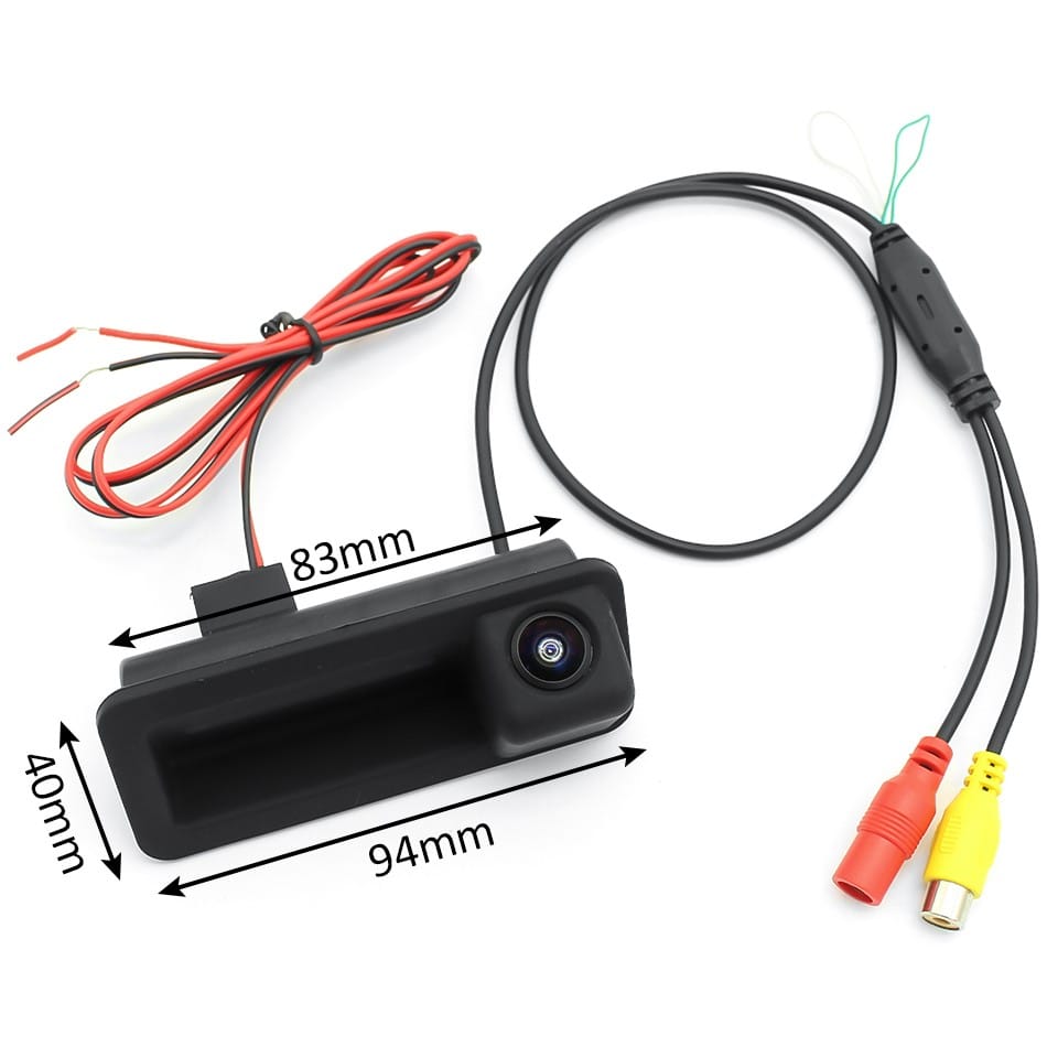 Camera marsarier HD, unghi 170 grade cu StarLight Night Vision pentru Ford Mondeo MK4, Focus MK2, Fiesta, Smax, Fusion pe manerul de la hayon PREMIUM