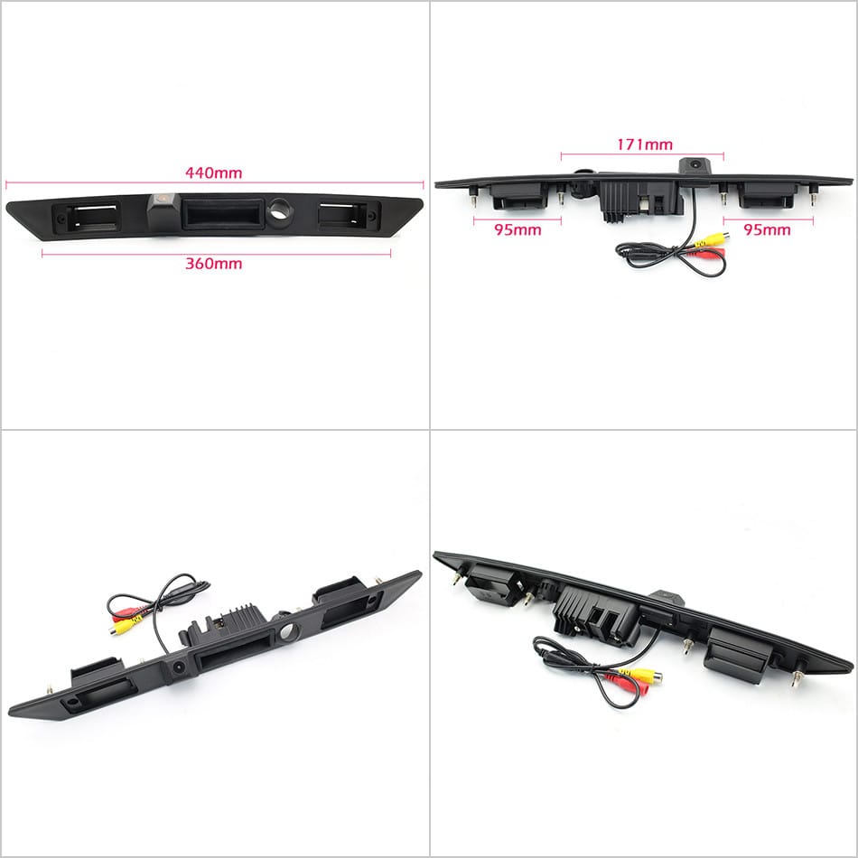 Camera marsarier HD, unghi 170 grade cu StarLight Night Vision pentru Audi A3, A4, A6, A8, Q7 PREMIUM