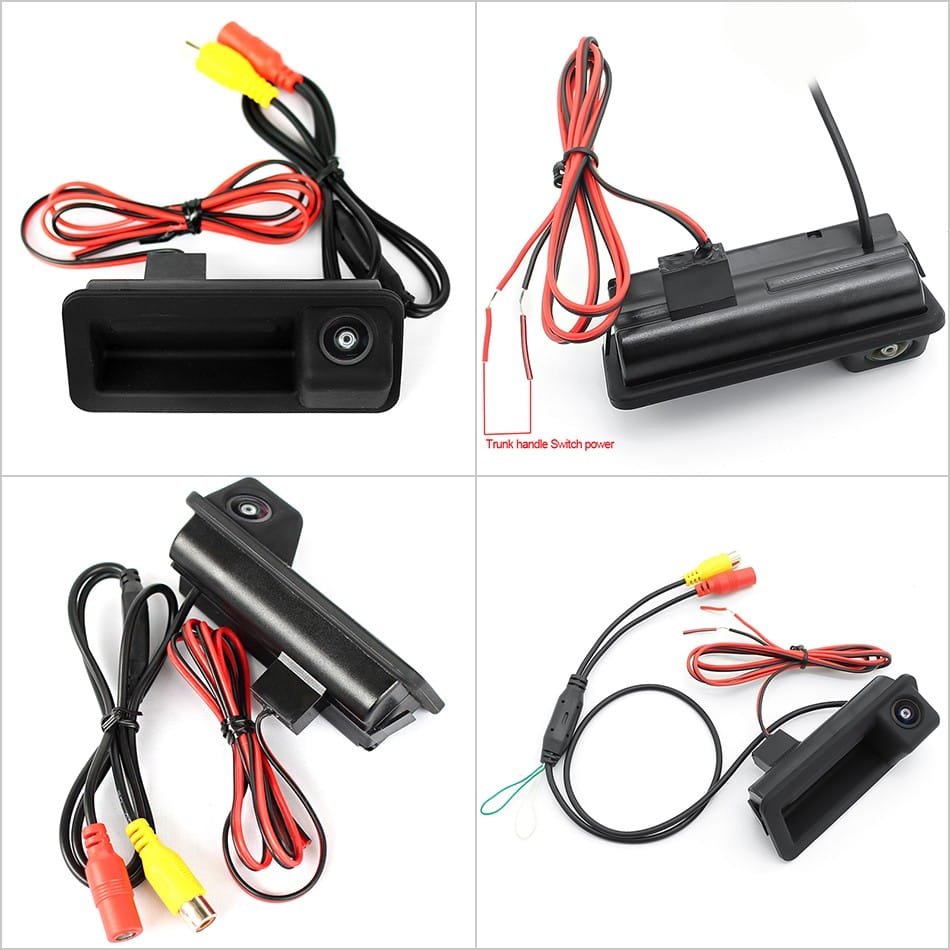 Camera marsarier HD, unghi 170 grade cu StarLight Night Vision pentru Ford Mondeo MK4, Focus MK2, Fiesta, Smax, Fusion pe manerul de la hayon PREMIUM