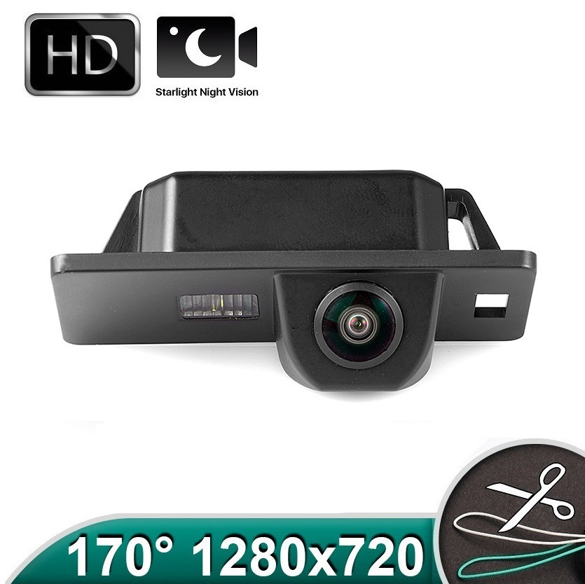 Camera marsarier HD, unghi 170 grade cu StarLight Night Vision VW Passat B6 sedan, Passat CC, Golf 4, Golf 5, Polo, Scirocco, Phaeton PREMIUM