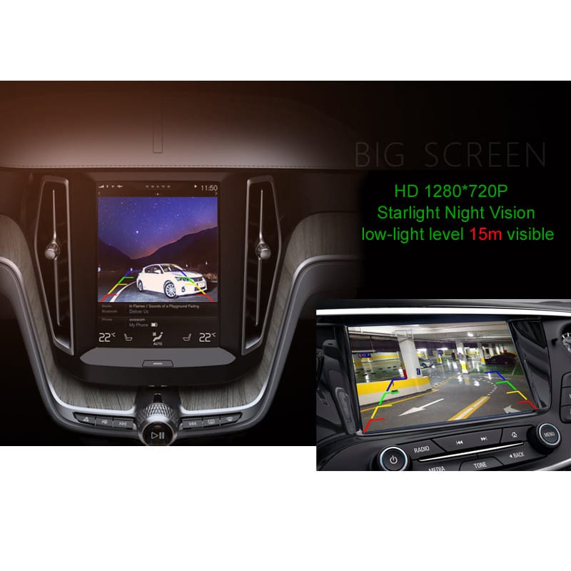 Camera marsarier HD, unghi 170 grade, cu StarLight Night Vision pentru BMW F30, F31, F10, F25 PREMIUM