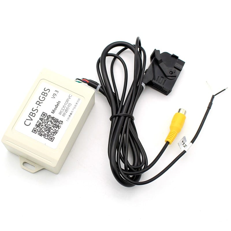 Interfata video, convertor CVBS-RGBS pentru montare camera marsarier aftermarket la RNS510 si RCD510 PREMIUM