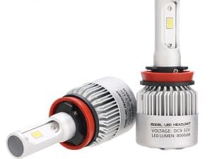 Leduri H11 CSP Canbus pentru far auto putere 72W, luminozitate 16.000 Lm, 12V - 24V
