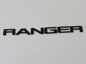 Litere adezive negru mat Ford Ranger T6 2012, 2013, 2014, 2015, 2016, 2017, 2018, 2019 FR15RSB PREMIUM