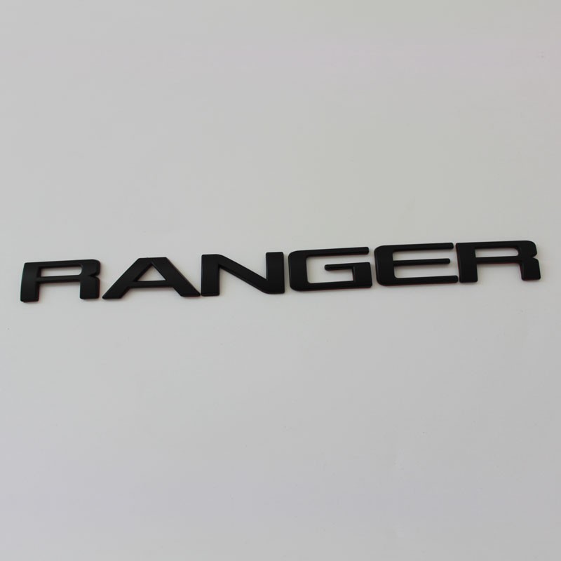 Litere adezive negru mat Ford Ranger T6 2012, 2013, 2014, 2015, 2016, 2017, 2018, 2019 FR15RSB PREMIUM