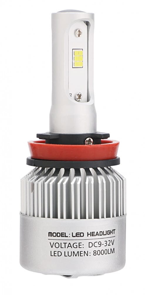 Set 2 leduri H8 CSP Canbus pentru far auto putere 72W, luminozitate 8000 Lm, 12V - 24V