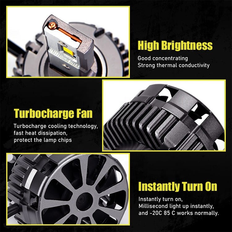 Leduri D2S Plug&Play pentru far auto 70W Chip Cree 16.800 Lm 12-24V PREMIUM
