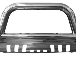 Bullbar inox cu scut Nissan Navara NP300 2015, 2016, 2017, 2018, 2019 Ø76mm NSA154 PREMIUM