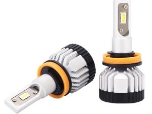 Set 2 leduri H8, H9, H11 SuperCanbus pentru far auto 42W Chip Cree 28.000 Lm 12V BTLH-C11-H11 PREMIUM