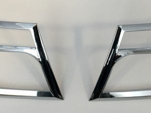 Ornamente cromate faruri Nissan Navara D40 2010 - 2015 NN10HLCC PREMIUM