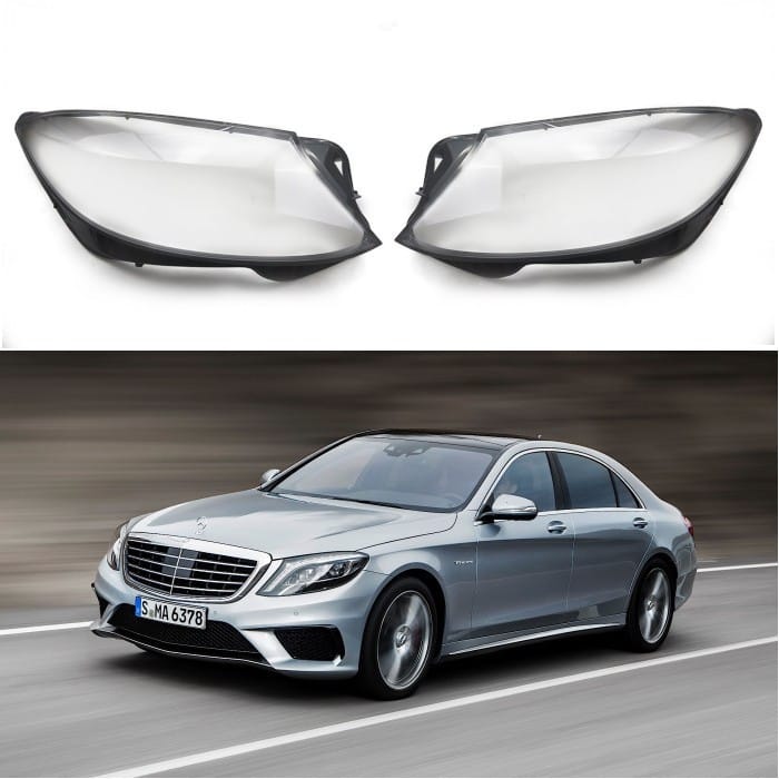 Set 2 sticle faruri pentru Mercedes S-Class W222 Non Facelift (2014 - 2017) - HW025 OEM