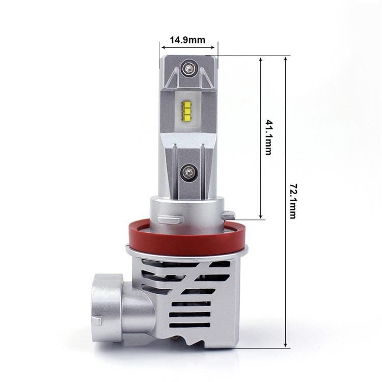 Set 2 leduri H9 M3 Canbus pentru far auto, putere 55W, luminozitate 20.000 Lm, 12V-24V PREMIUM