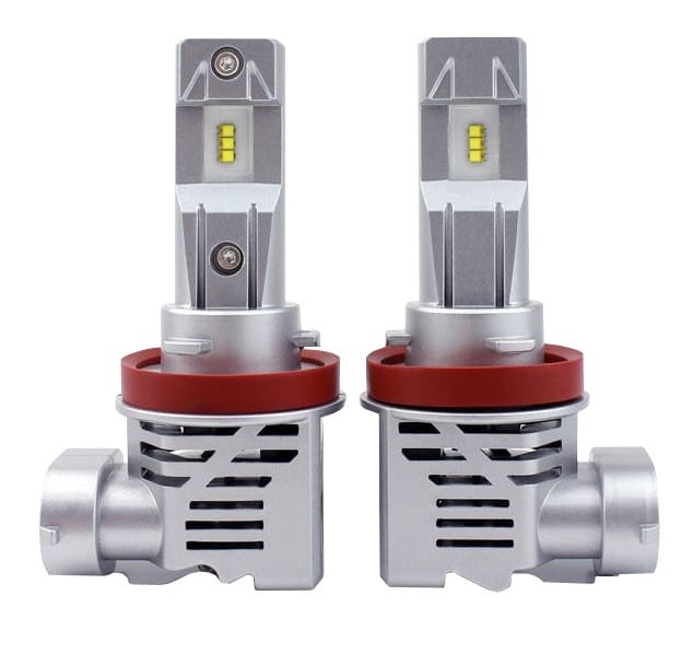Set 2 leduri H9 M3 Canbus pentru far auto, putere 55W, luminozitate 20.000 Lm, 12V-24V PREMIUM