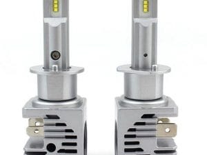 Set 2 leduri H1 M3 Canbus pentru far auto, putere 55W, luminozitate 10.000 Lm, 12V-24V PREMIUM