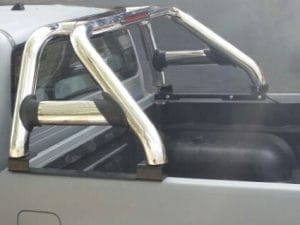 Rollbar inox Nissan Navara NP300 2015, 2016, 2017, 2018, 2019 3"/76mm RBA-NVR15-RBA PREMIUM