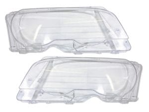 Set 2 sticle faruri pentru BMW Seria 3 E46 Coupe / Cabrio Non Facelift (1998 - 2003) - HB010 OEM
