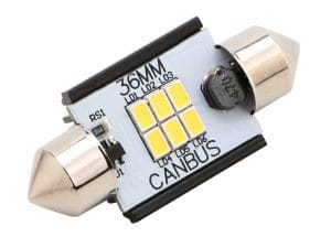 Led Auto Sofit 36mm Canbus 6 SMD 3020 fara polaritate - BTLE1276-36 PREMIUM