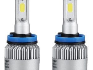 Set 2 leduri H8 COB Canbus pentru far auto putere 72W, luminozitate 8000 Lm, 12V - 24V