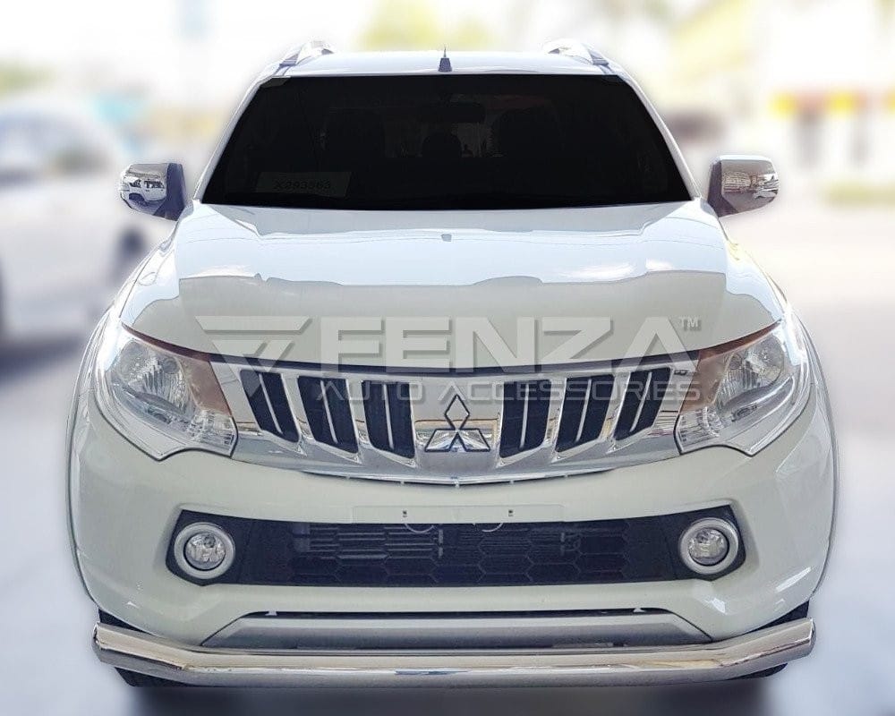 Bara protectie fata City Bar inox Mitsubishi L200 Triton 2015, 2016, 2017, 2018, 2019 3"/76mm MTA648 PREMIUM
