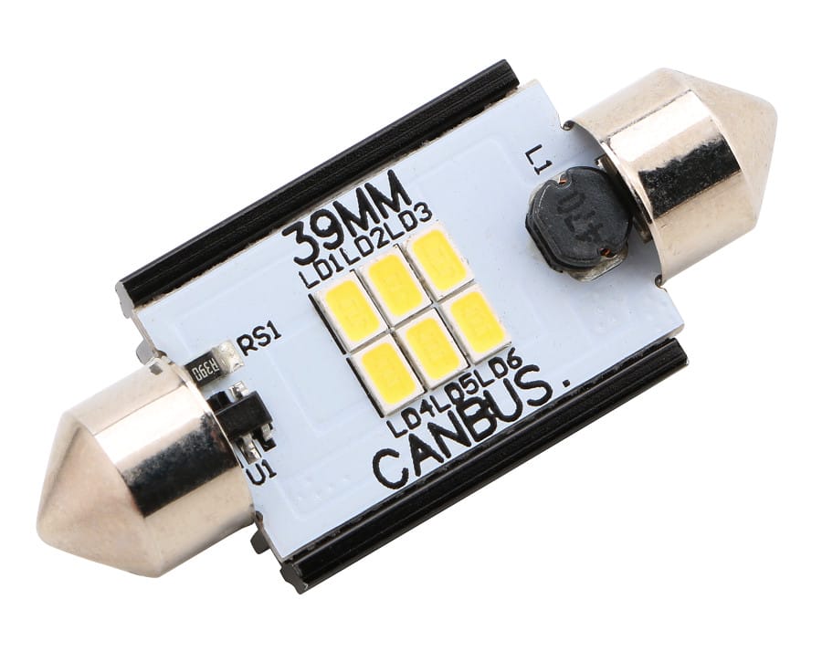 Led Auto Sofit 41mm Canbus 6 SMD 3020 fara polaritate - BTLE1276-41 PREMIUM