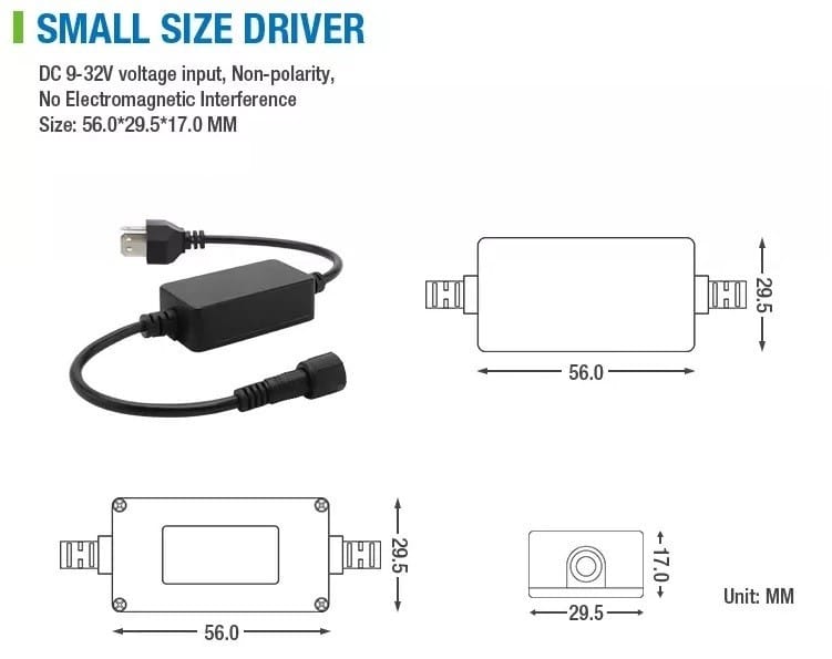 Set 2 leduri H11 pentru far auto 40W Chip Cree 8000 Lm 12/24V PREMIUM
