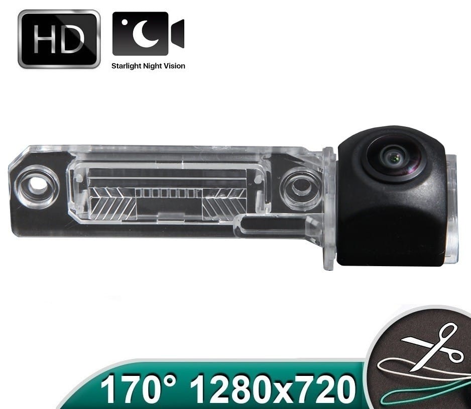 Camera marsarier HD, unghi 170 grade cu StarLight Night Vision VW Passat B6 sedan, Passat CC, Golf 4, Golf 5, Polo, Scirocco, Phaeton - FA8059 PREMIUM