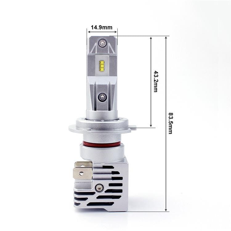 Set 2 leduri H7 M3 Canbus pentru far auto, putere 55W, luminozitate 20.000 Lm, 12V-24V PREMIUM