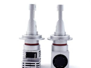 Set 2 leduri H7 M3 Canbus pentru far auto, putere 55W, luminozitate 20.000 Lm, 12V-24V PREMIUM