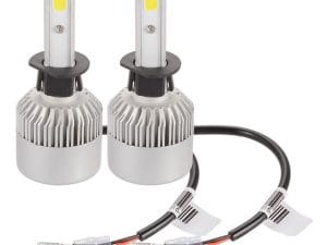 Set 2 leduri H1 COB Canbus pentru far auto putere 72W, luminozitate 16.000 Lm, 12V-24V PREMIUM