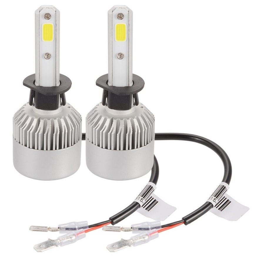 Set 2 leduri H1 COB Canbus pentru far auto putere 72W, luminozitate 16.000 Lm, 12V-24V PREMIUM