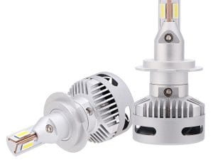 Set 2 leduri H7 pentru far cu lupa 40W Chip Cree 10.000 Lm 12/24V X6-H7 PREMIUM
