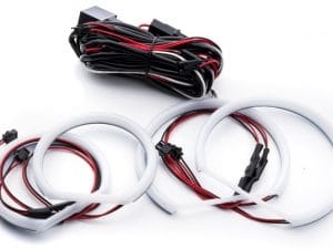 Kit Angel Eyes LED COTTON pentru BMW E60 2x106mm + 2x146mm
