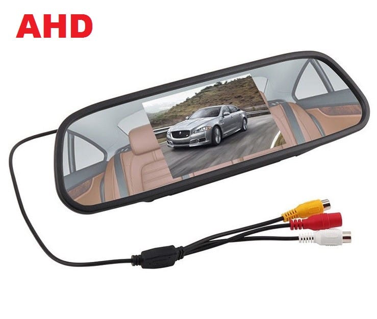 Display auto AHD de 5" pe oglinda retrovizoare D706A-AHD