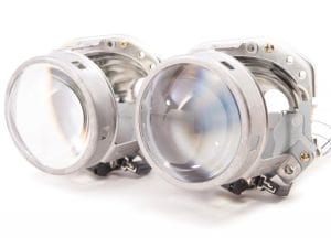 Lupe Bixenon 3" tip Hella EvoX-R E55 H7 pentru becuri H7 cu xenon, LED sau halogen
