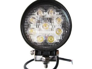 Proiector LED Auto Offroad 27W/12V-24V, 1980 Lumeni, Rotund, Flood Beam 60 Grade