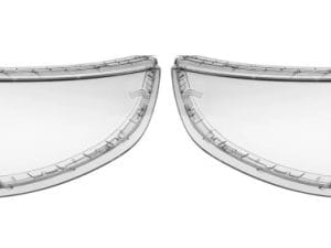 Set 2 sticle faruri pentru Hyundai IX35 Facelift (2013 - 2015) - HY004