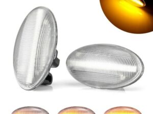Set 2 Semnalizari Aripa Dinamice Peugeot 107, 207, 307, 407, 607, 1007 - D0332
