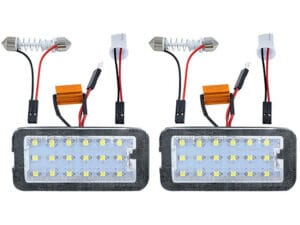 Set 2 Lampi numar LED Fiat 500, 500C 2009-2015 model European - BTLL-194
