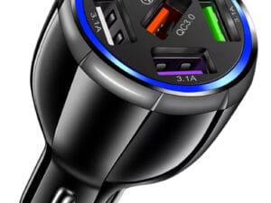Incarcator auto 12-24V Fast Charge cu port USB si QC3.0 - BK359